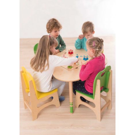 Set Play Corner Beleduc cu masă, scaune și jocuri - imagine 3