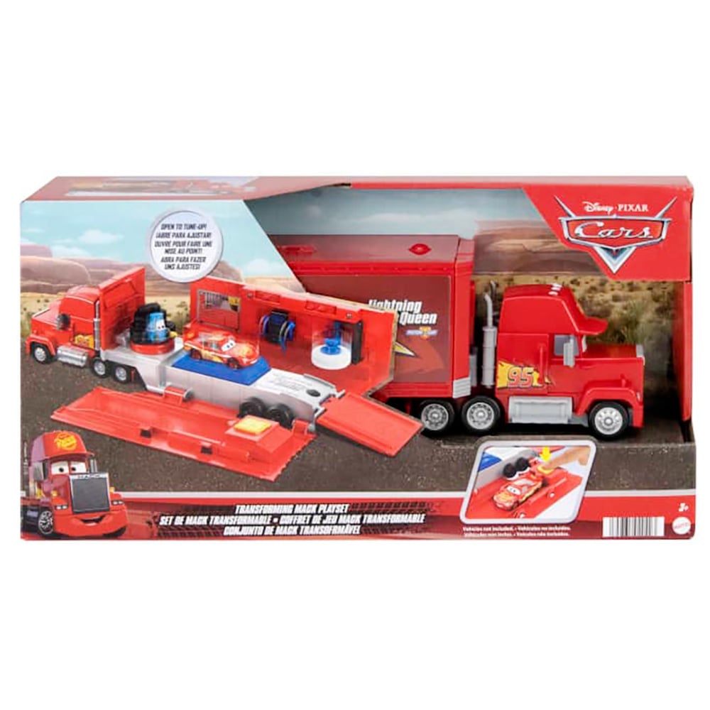 Set Disney Cars Camion Mack Transformabil cu Guido