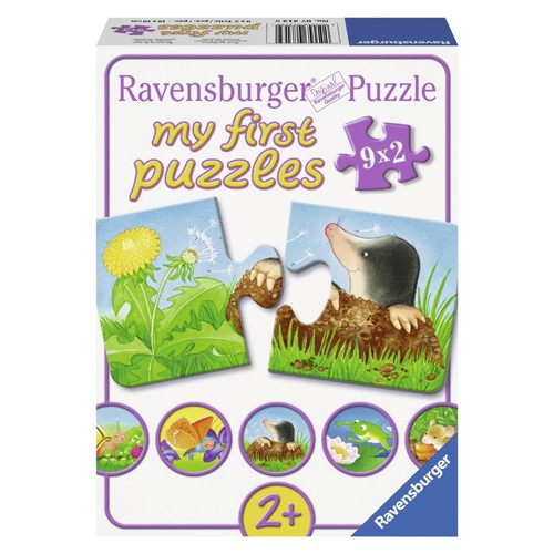 Puzzle Ravensburger Animale de Gradina, 18 Piese