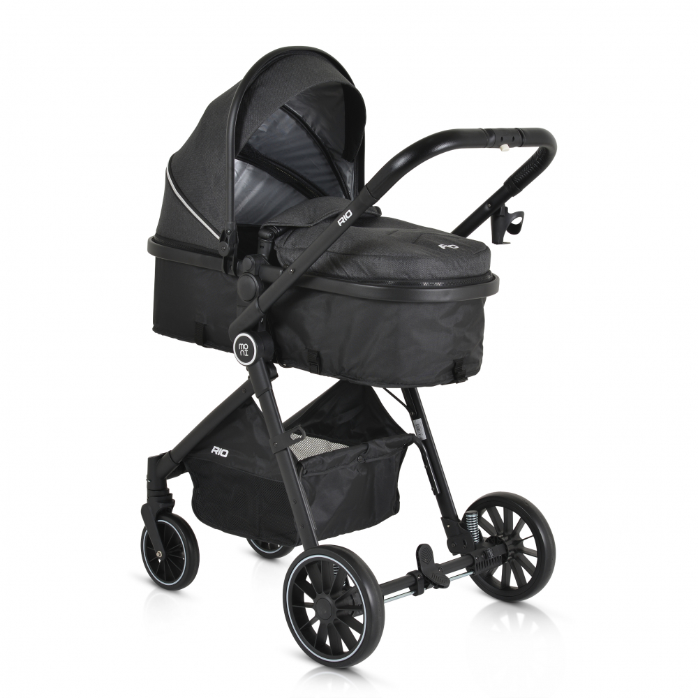 Moni Rio Black 2in1, Cadru Aluminiu, Până la 22kg - imagine 2