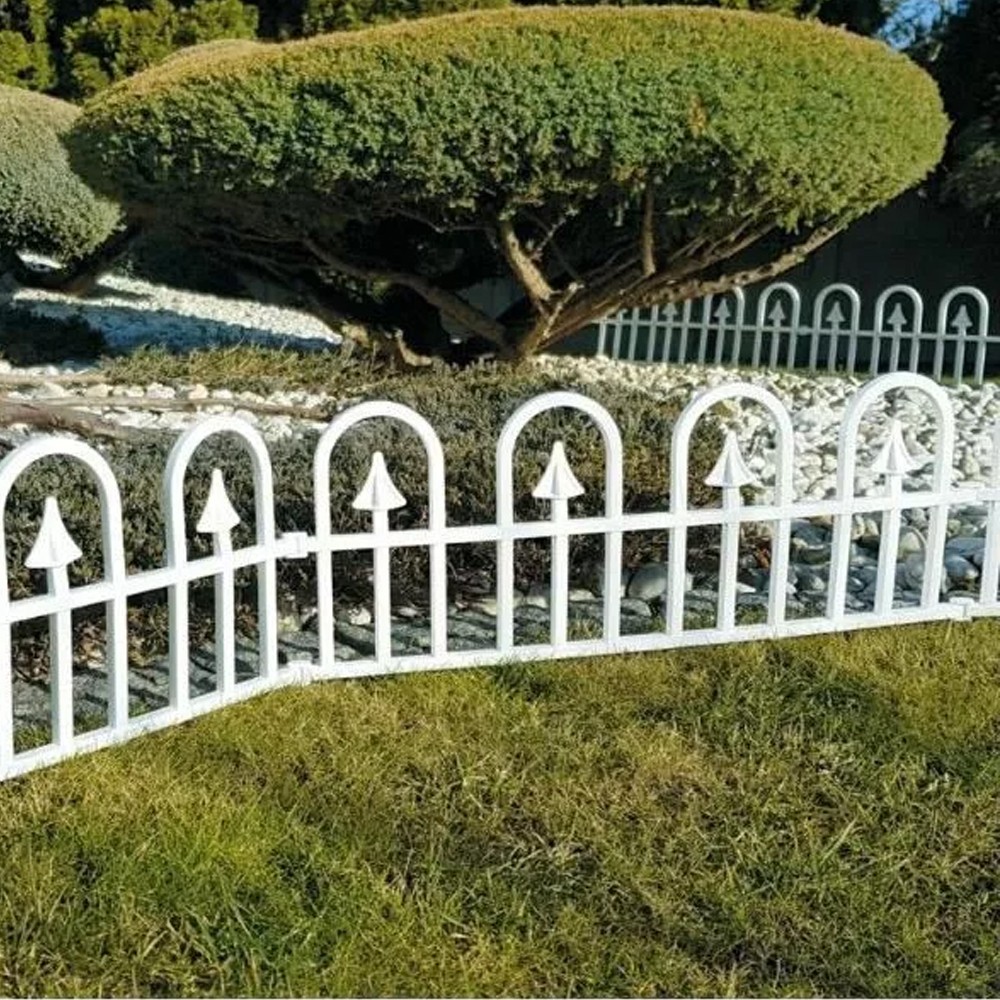 Gard Gradina Procart PVC 4 Segmente Alb - imagine 2