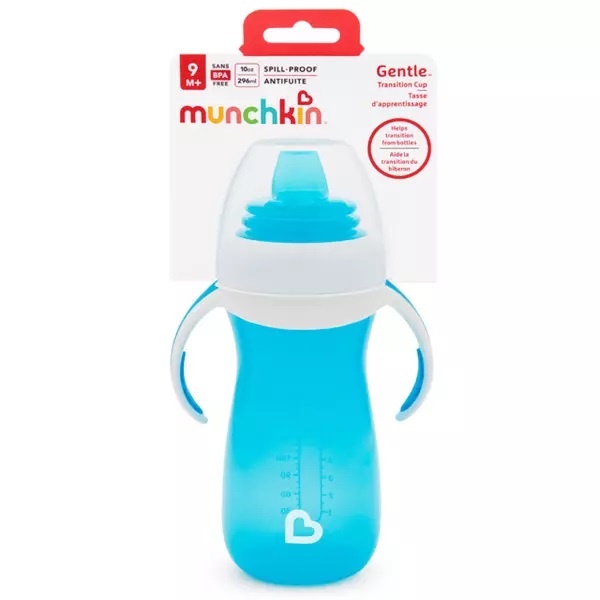 Cana Munchkin Gentle 296ml Blue, 9L+ - imagine 5