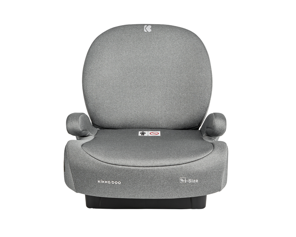 KikkaBoo i-Boost Inaltator Auto cu Isofix Gri - imagine 4