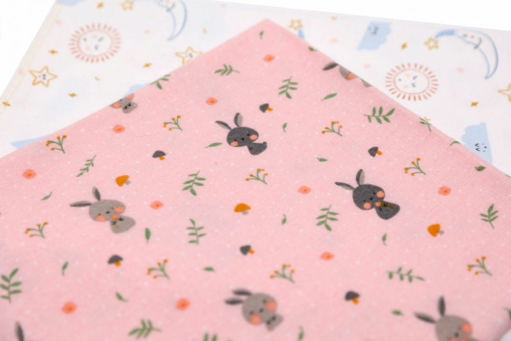 Set 2 Scutece Finet Bebelusi KidsDecor 70x70 cm - imagine 2
