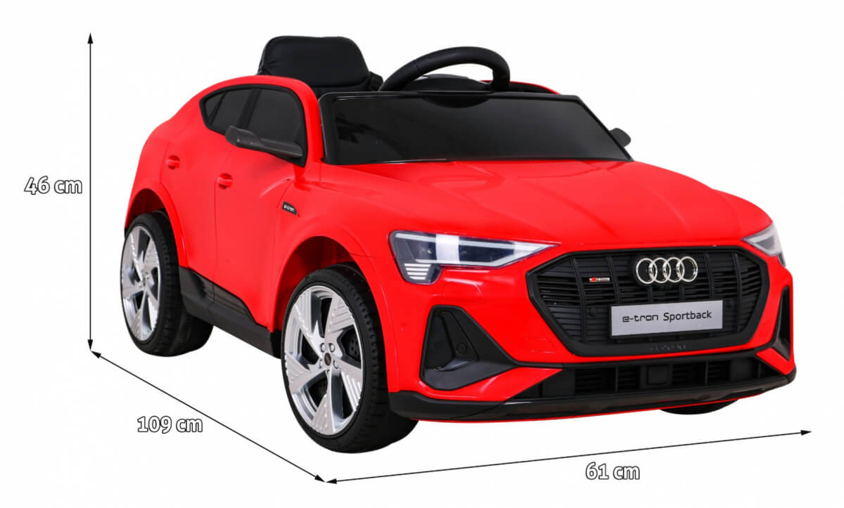 Mașinuță Electrică Audi E-Tron Sportback 4x4 Roșu - imagine 2