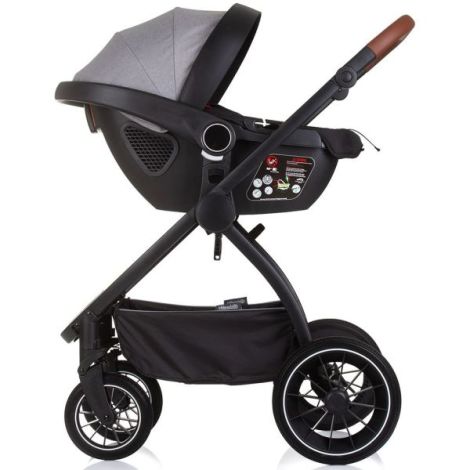 Chipolino Prestige 3 in 1 - Carucior Premium Cloud Grey - imagine 13