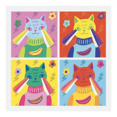 Colaj Djeco Andy Warhol | Artă Pop Creativă - imagine 4