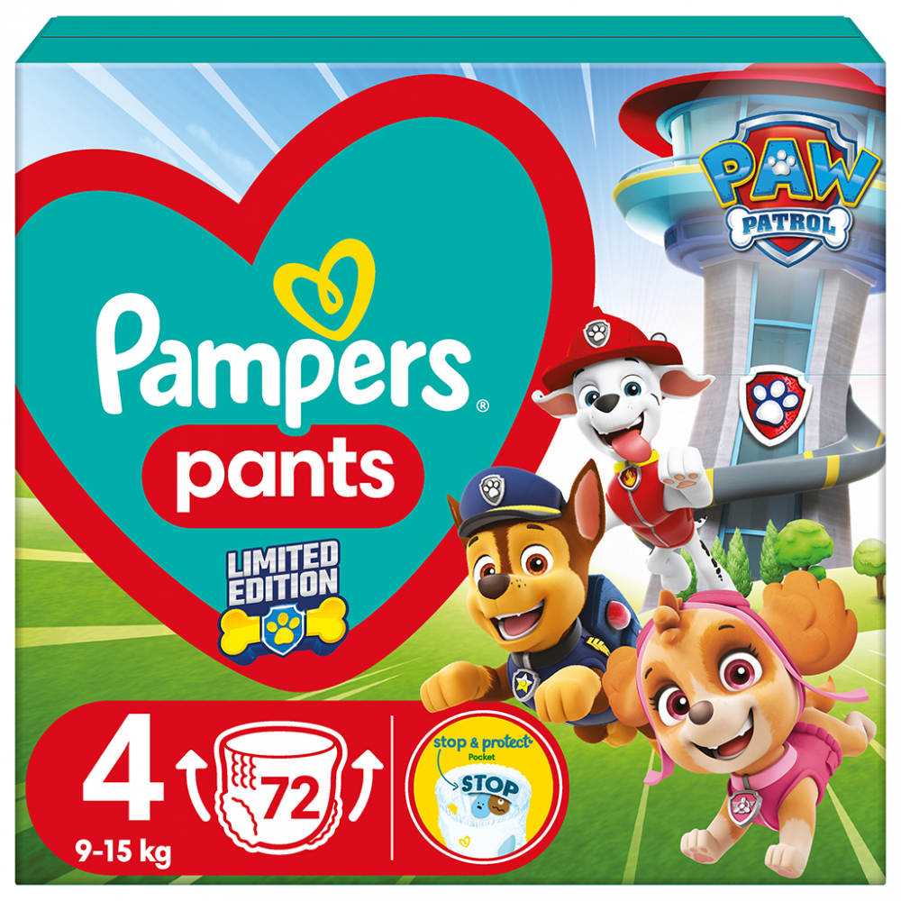 Pampers Pants Patrula Catelusilor M4 72 buc - imagine 3