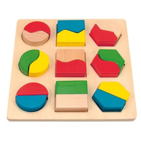 Puzzle Woodyland Forme Culori - Educational lemn