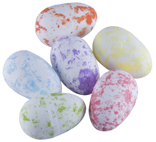 Set 24 Ouale Colorart Polistiren 3cm Crafts