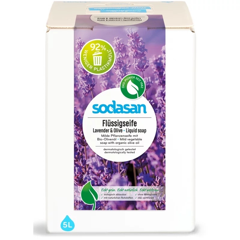 Sapun lichid ecologic Sodasan 5L lavanda