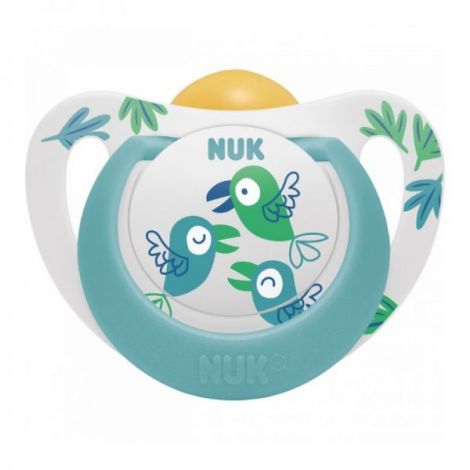 NUK Star Latex Suzetă Bleu 18-36L