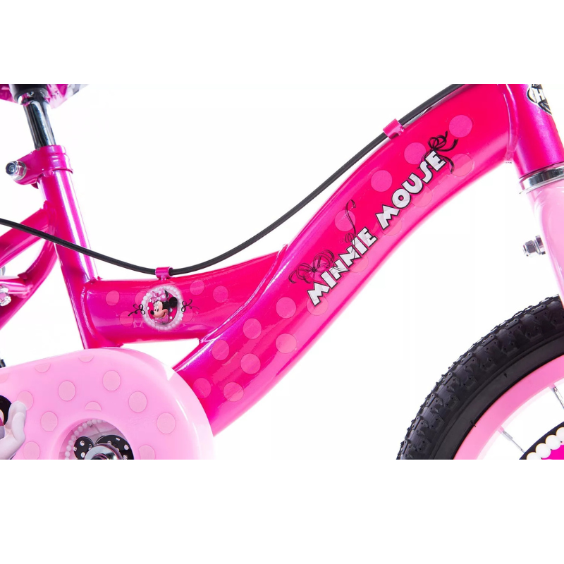 Bicicleta Huffy Minnie 16 inch cu Roti Ajutatoare - imagine 5