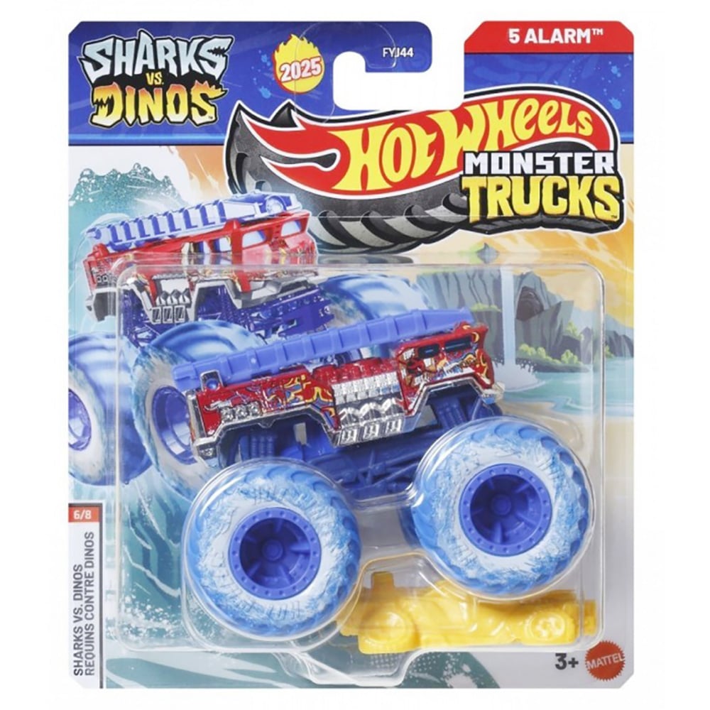 Hot Wheels Monster Truck 5 Alarm - Joaca Explosiva