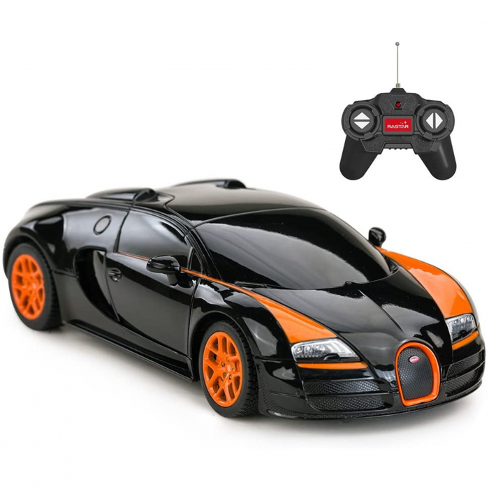 Masina RC Bugatti 1:18 Rastar - Replica Oficiala