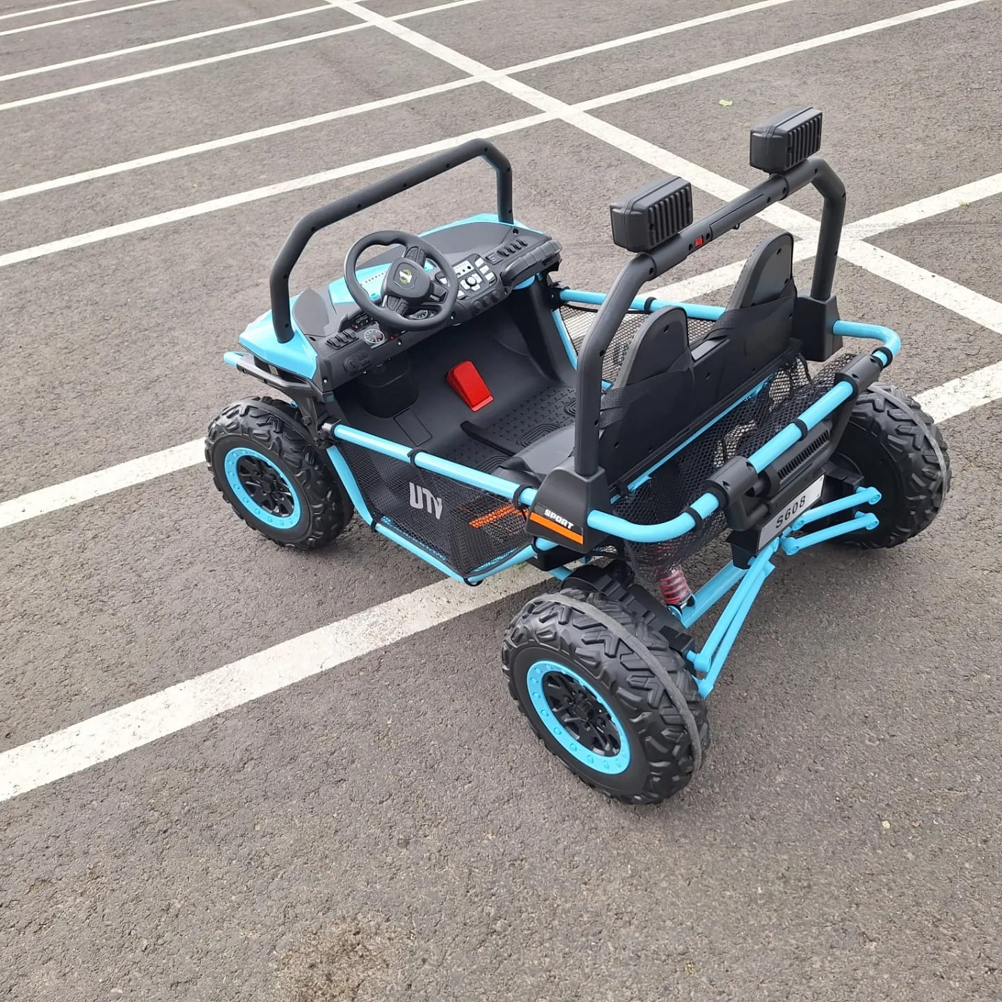 UTV Electric 24V 4x4 Bugy Speed - Autokids - imagine 4