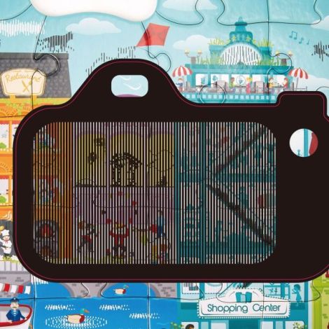 Puzzle Hape Orasul Animat 49P - Cu Realitate Augmentata - imagine 3