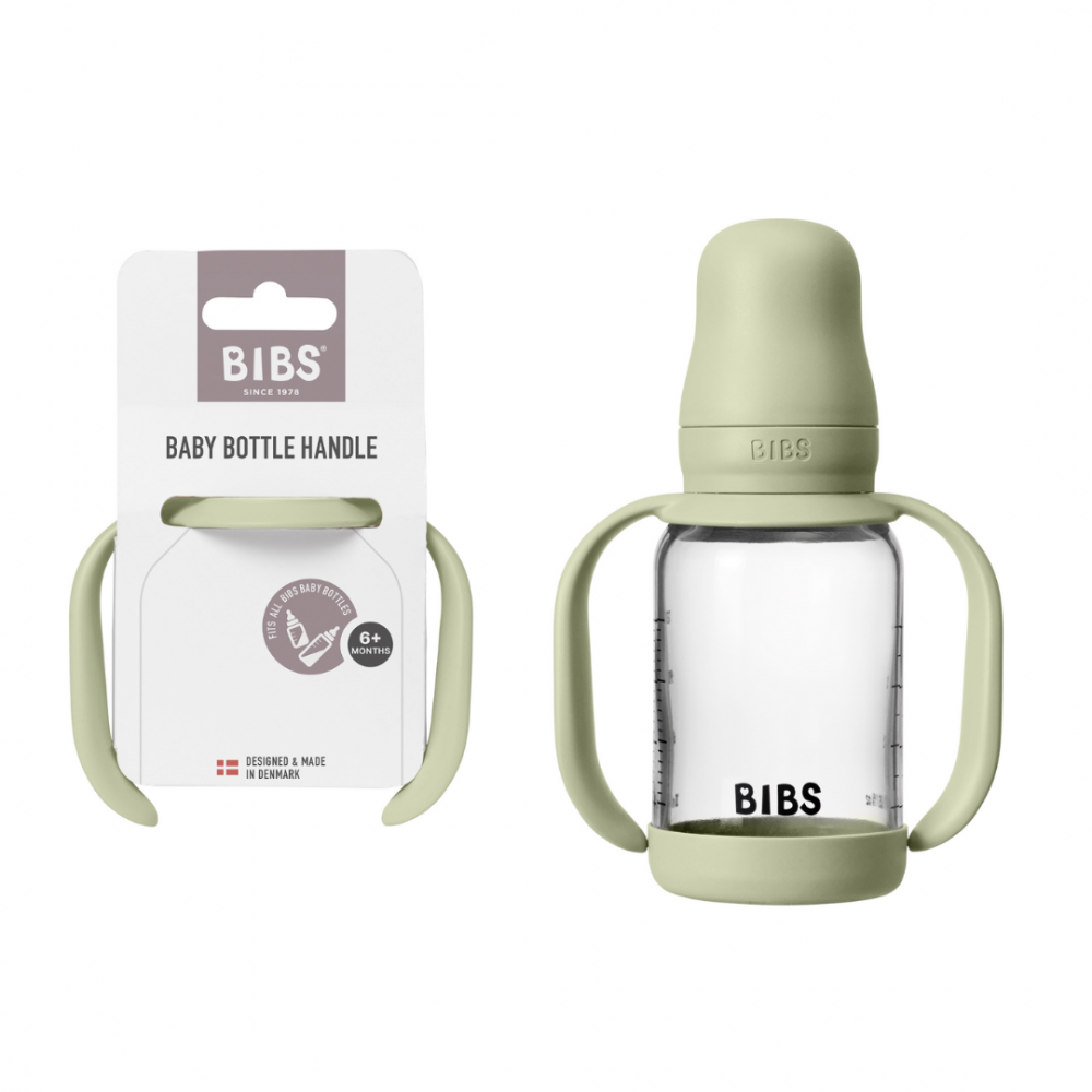 Mâner Bibs Sage pentru biberon - prindere ușoară - imagine 3