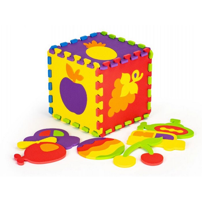 Salteluta Puzzle Ecotoys 20 buc - Educativa si Sigura - imagine 4