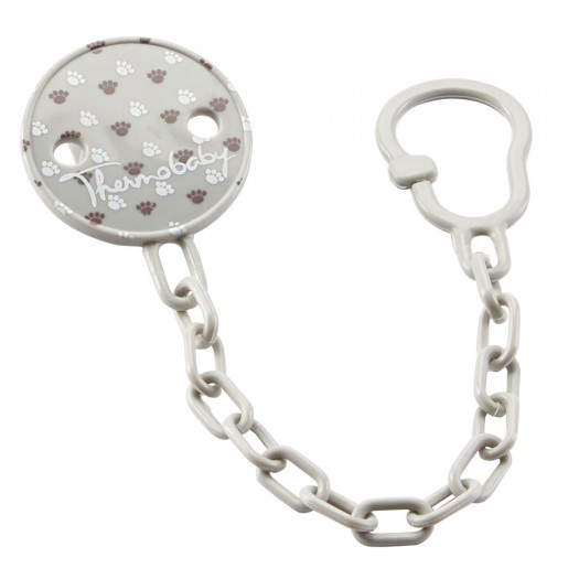 Lanț Suzetă Paws Grey Thermobaby | Anti-Pierdere