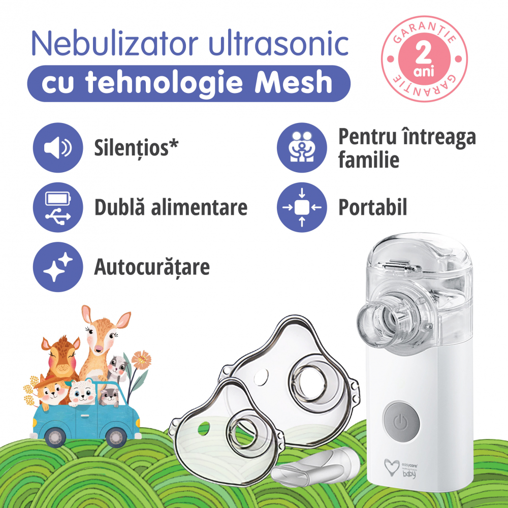 Nebulizator Mesh Easycare Baby | Respirație Ușoară - imagine 7