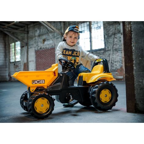 Tractor Rolly JCB Dumper cu Pedale și Remorcă - imagine 2