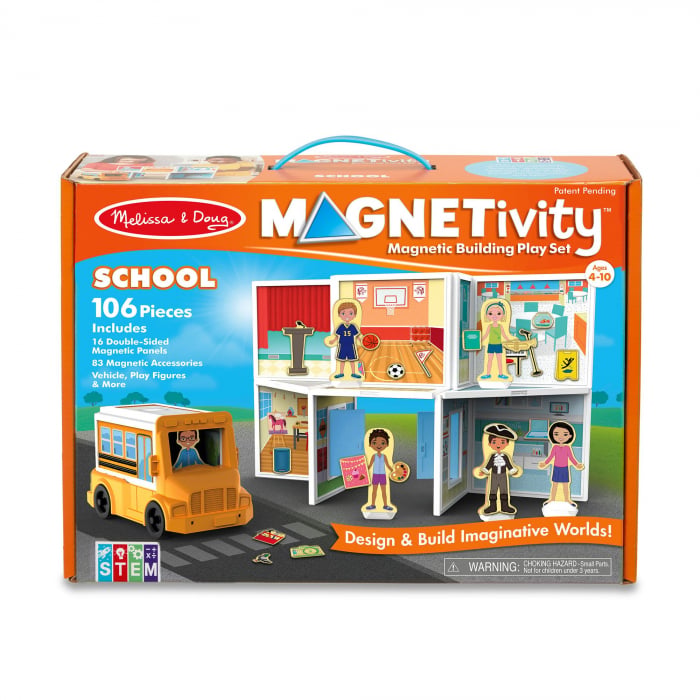 Set Magnetic La Școala Melissa & Doug - Joc Educativ