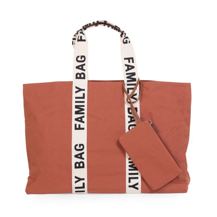 Geantă Childhome Family Bag Signature Ruginiu Resigilată