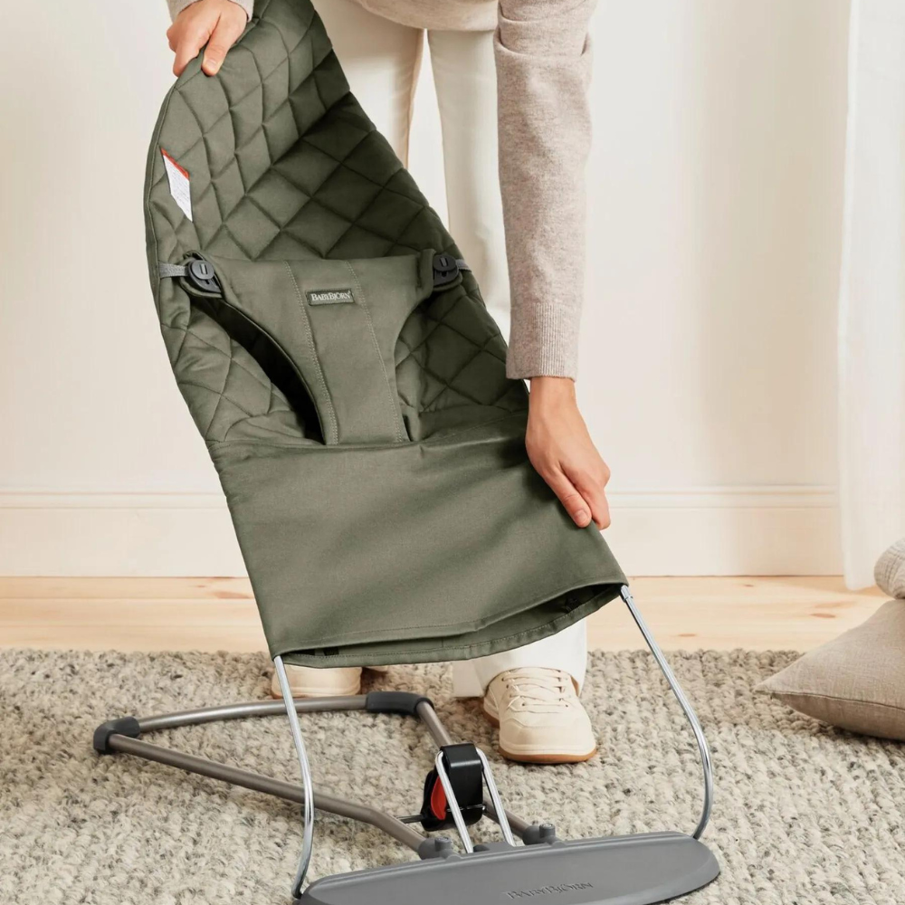 Balansoar BabyBjorn Bliss Dark Green, Ergonomic