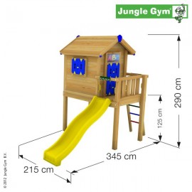 JungleGym Platform L cu Tobogan 2,4m - imagine 2