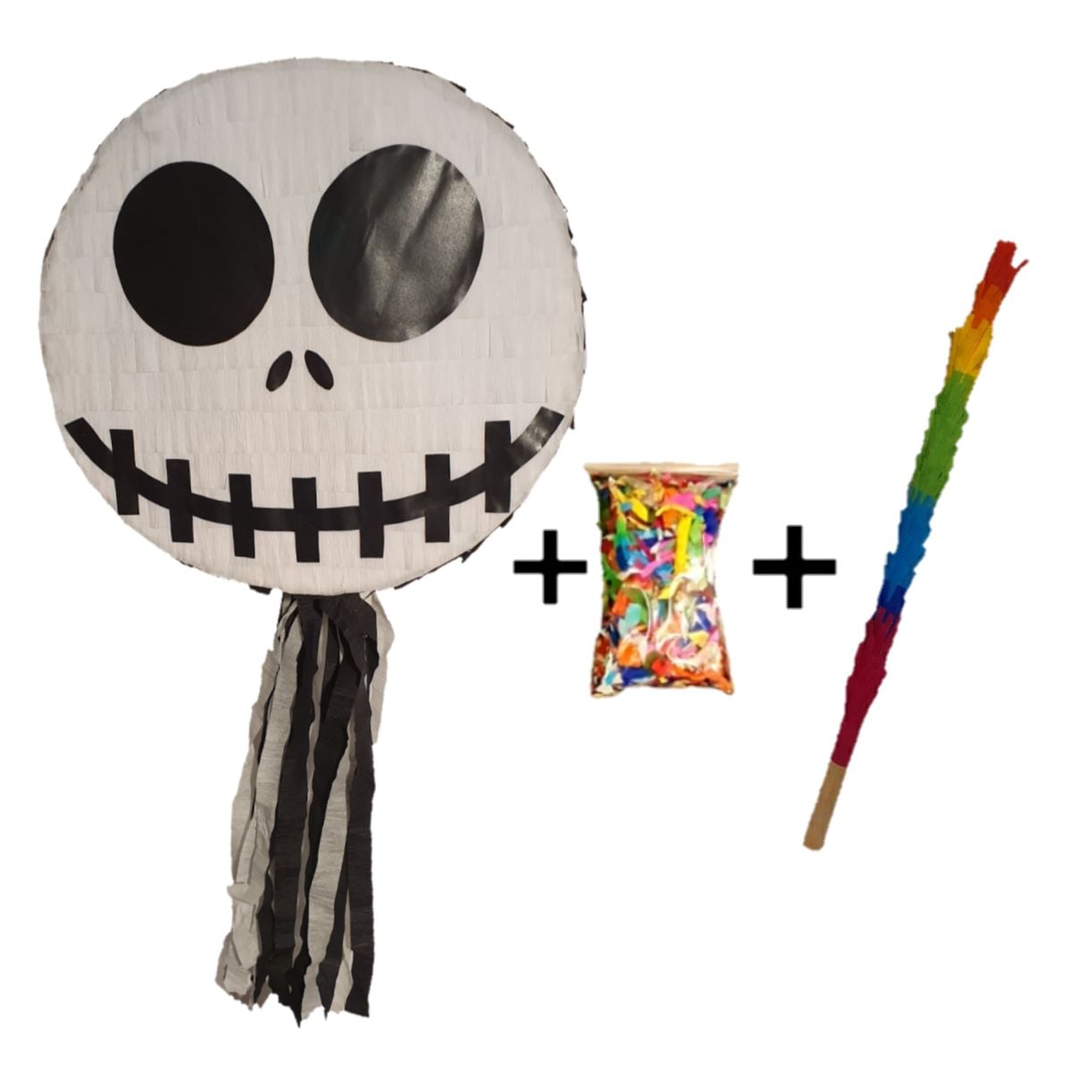 Pinata Bones PinaStar cu Bat si Confetti
