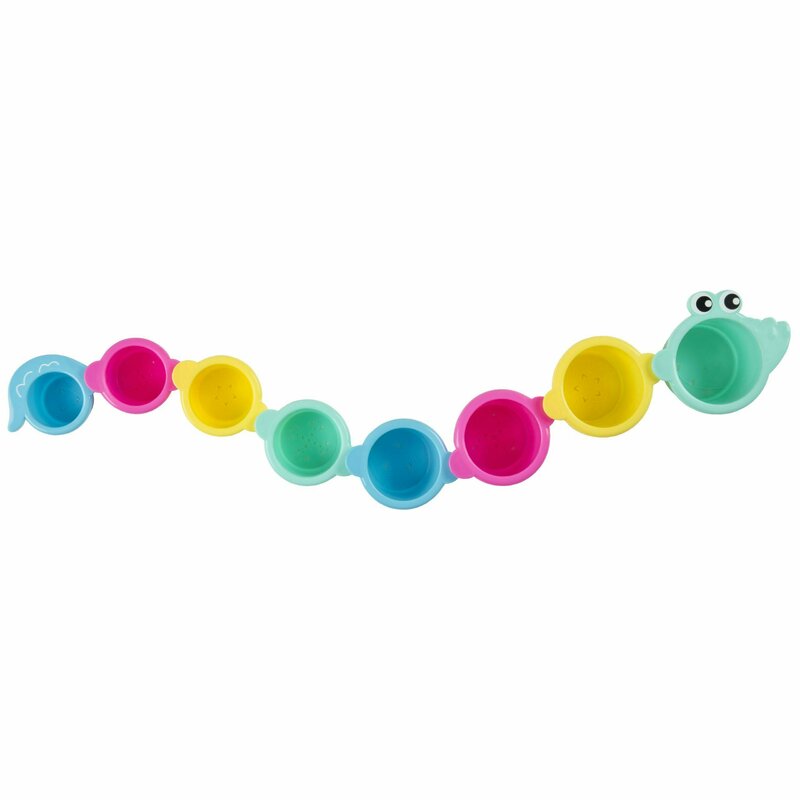 Jucărie de baie Playgro Croc Cups, 8 piese - imagine 3