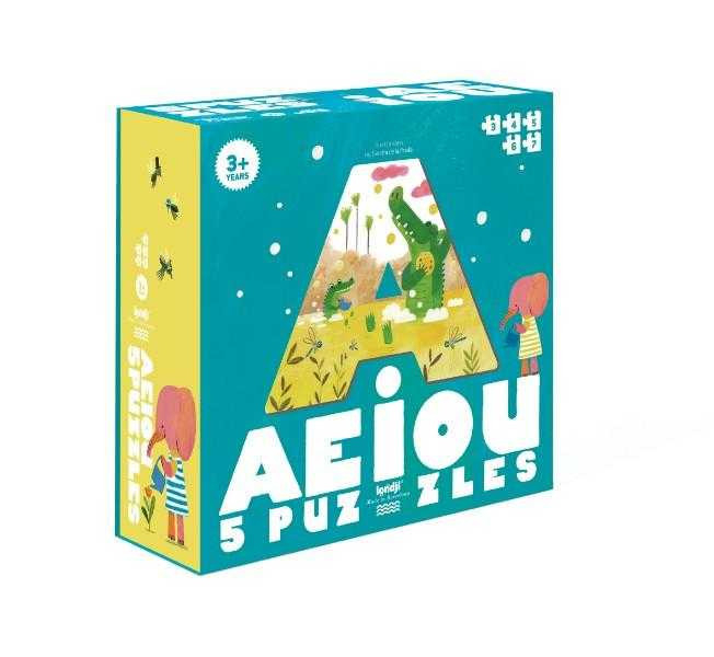 Puzzle Vocale Londji AEIOU | Educativ și Colorat