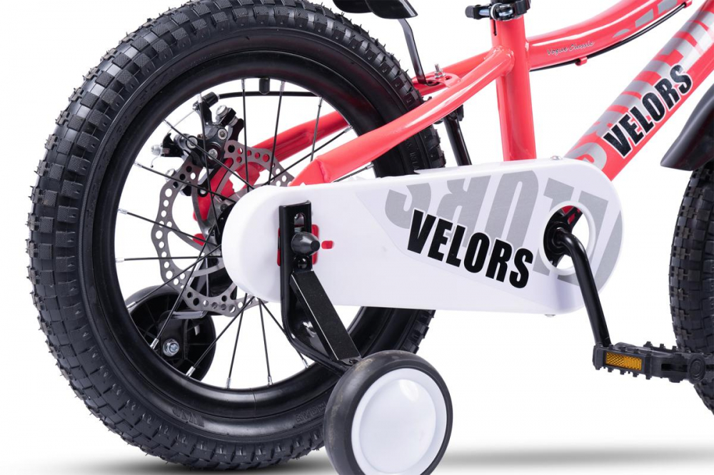 Bicicleta Velors 16" Roz Carpat pentru Copii 4-6 Ani - imagine 5