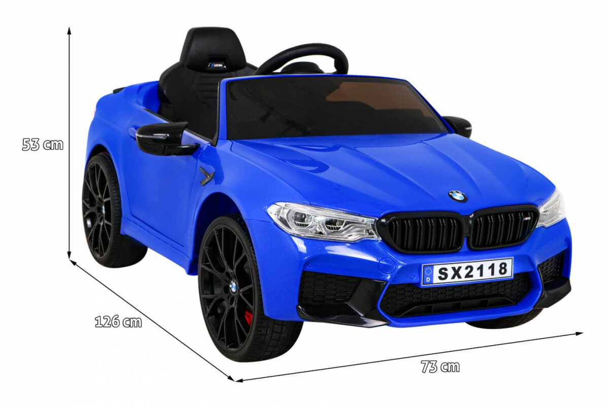 Masinuta Electrica BMW M5 Drift 24V Albastru - imagine 3