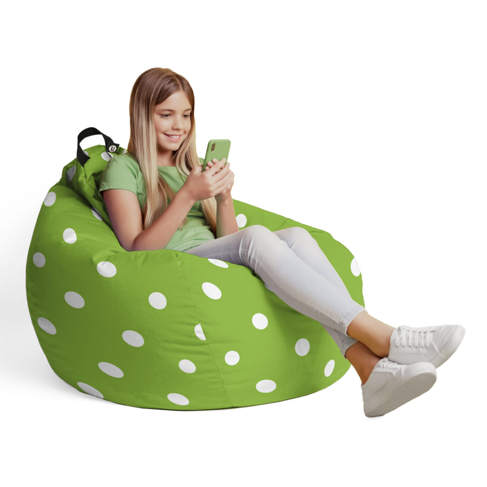 Husă Fotoliu Puf Bean Bag Para, Verde, Updeco - imagine 4
