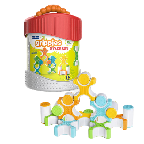Guidecraft Grippies Stackers - Set Magnetic 16 Piese