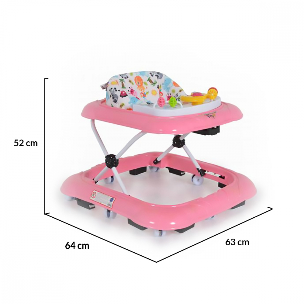 Premergator Moni Jungle Pink cu jucarii interactive - imagine 6