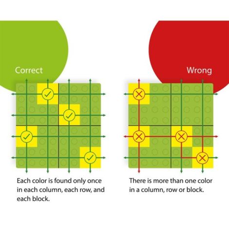 Joc Color-Sudoku Hubelino - Logică și Distracție (33 piese) - imagine 4