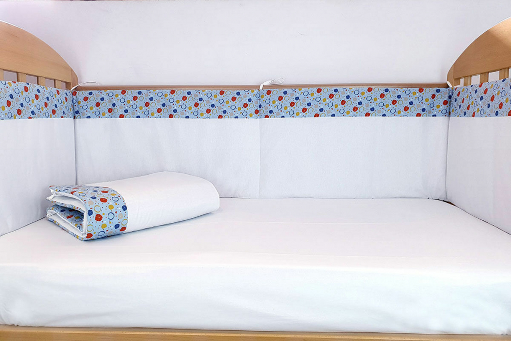 Set protecții pătuț 60x120 cm Kids Decor - imagine 2