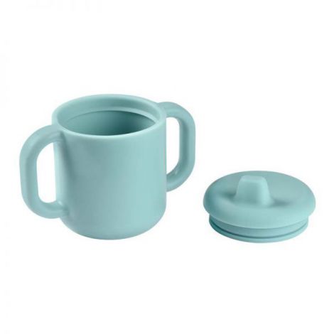 Set Masa Beaba Blue Silicon cu Ventuza - imagine 2