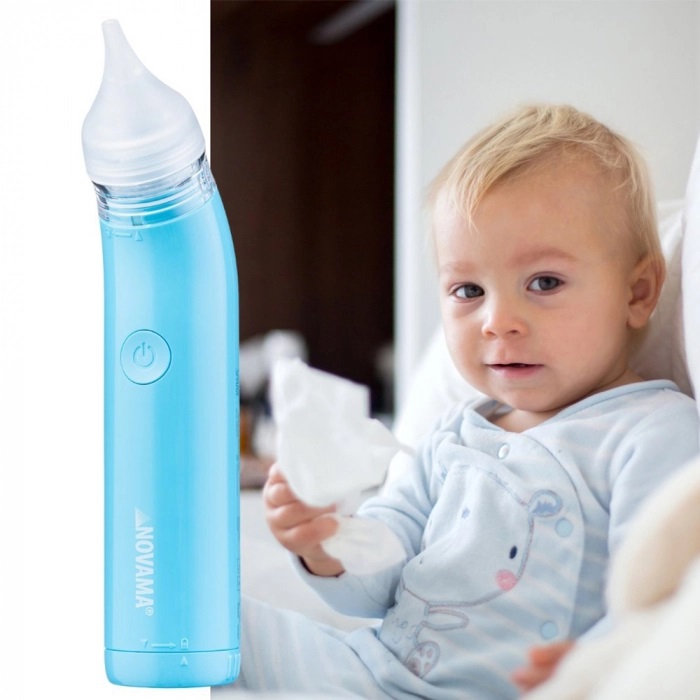 Aspirator Nazal Electric Novama Pingo Spark Albastru - imagine 7