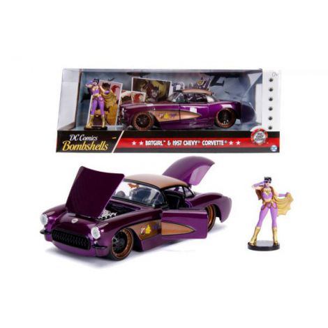 Simba Masinuta Metal Batgirl 1957 Chevy DC Comics