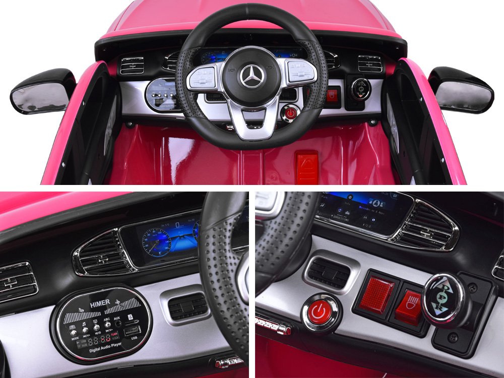 Masinuta Electrica Mercedes GLE 450 AMG Pink, 90W - imagine 4