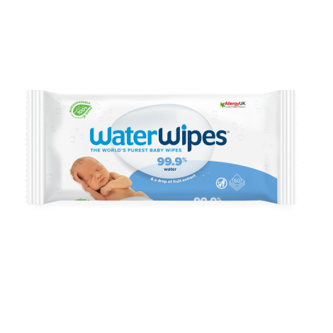 WaterWipes Biodegradabile 60buc - Pura Ingrijire