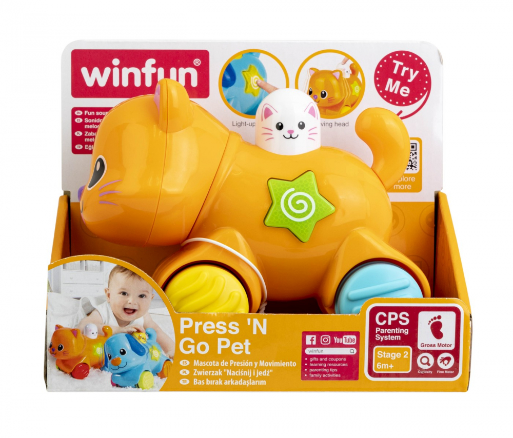 Winfun Pisicuță Interactivă - Jucarie Educativă