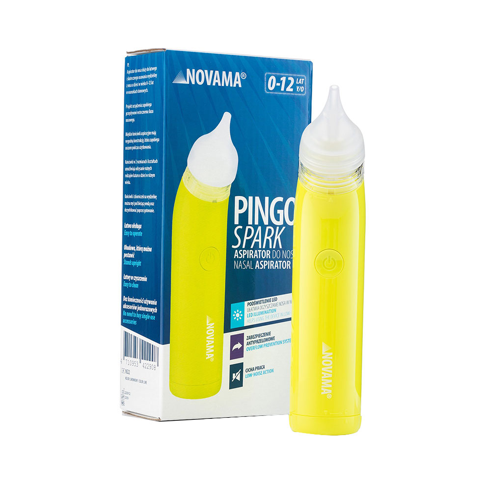 Aspirator Nazal Electric Novama Pingo Spark 0-12 ani LED - imagine 8