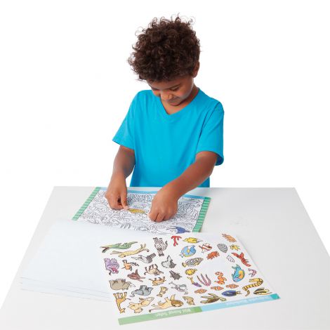 Melissa & Doug Bloc Colorat Animale și Abtibilduri - imagine 5