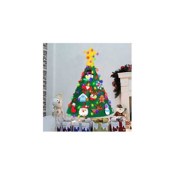 Brad Fetru Bambinice 3D cu LED, 18 Decoratiuni - imagine 6
