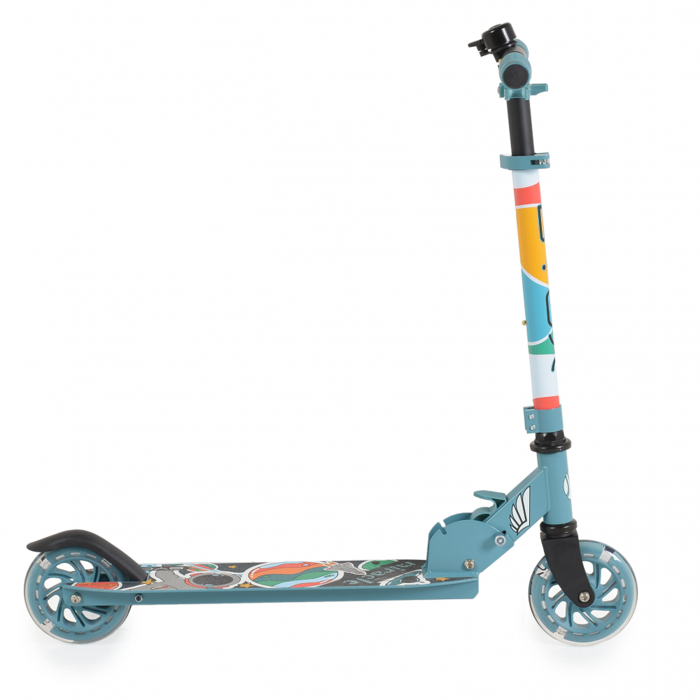 Trotineta Byox Miracle Blue Pliabilă cu Roti LED